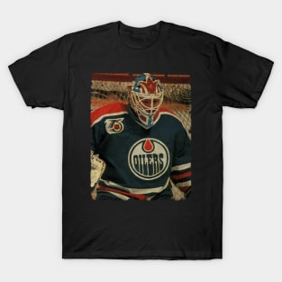 Ron Tugnutt, 1992 Edmonton Oilers (3.00 GAA) T-Shirt